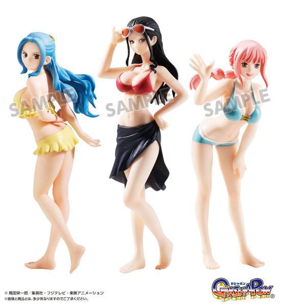 Gasha Portraits ONE PIECE 03 - Nefertari Vivi & Nico Robin & Rebecca Set [Bandai]