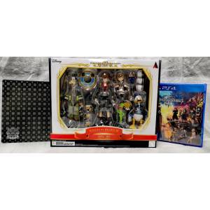 Kingdom Hearts III & Kingdom Hearts III Bring Arts Figure Sora & Donald Duck & Goofy Limited Set [PS4]