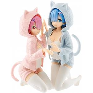 Ichiban Kuji - Re:Zero - Starting Life In Another World - Always With You A prize Rem & Ram  [Banpresto] [Used]