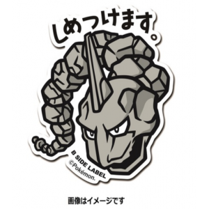 Pokemon x B-SIDE LABEL Sticker - ONIX [Goods]