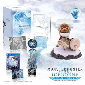 Monster Hunter World: IceBorne Master Edition Collector's Package Otomo Airou Stand e-Capcom Limited Edition [PS4]